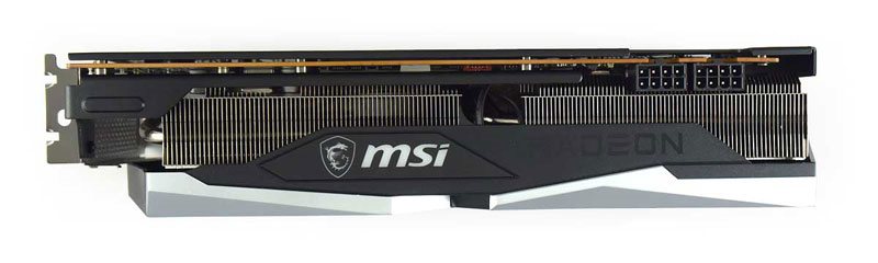 MSI RX 6700 XT Gaming X 12G; horná strana