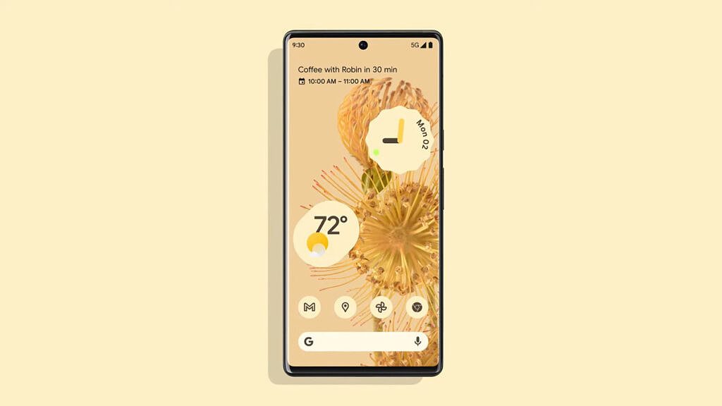 Google Pixel 6, prostredie