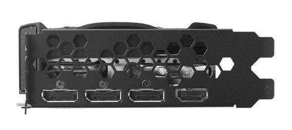 EVGA RTX 3080 XC3 BLACK Gaming 10G; obrazové výstupy