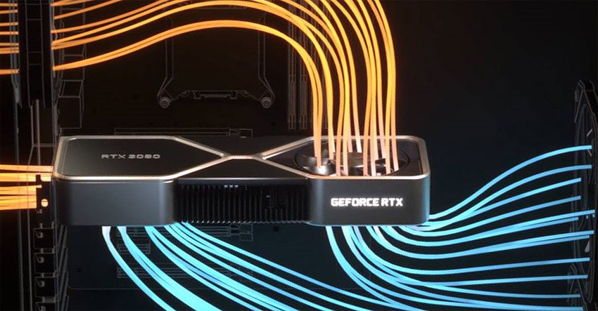NVIDIA RTX 3070 Ti Founders Edition; systém chladenia