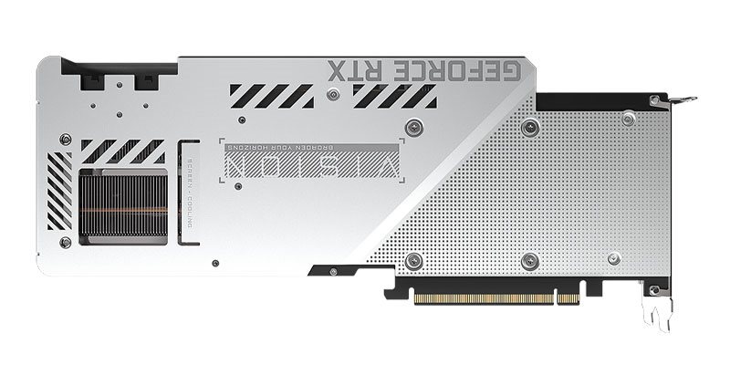Gigabyte RTX 3080 Ti VISION OC 12G; zadná strana