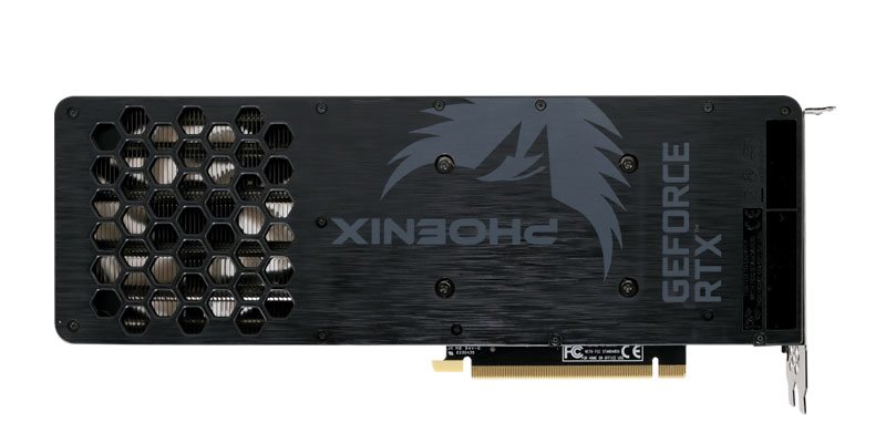 Gainward RTX 3070 Ti Phoenix 8G; zadná strana