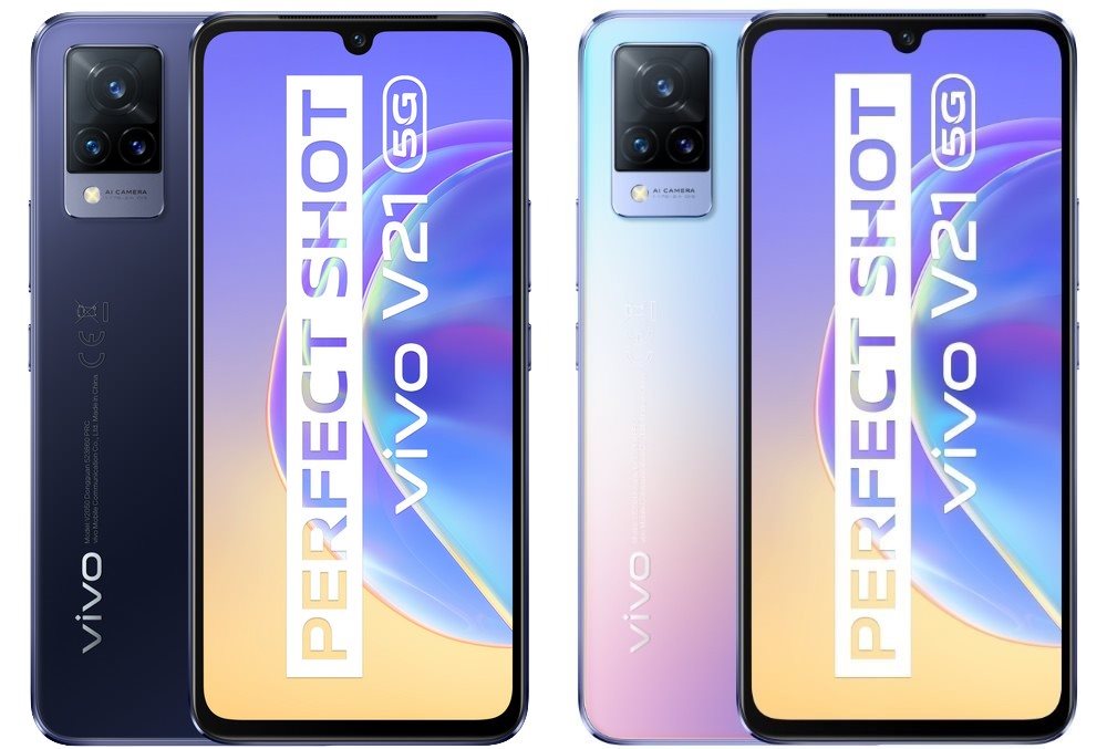 vivo V21, farebné varianty