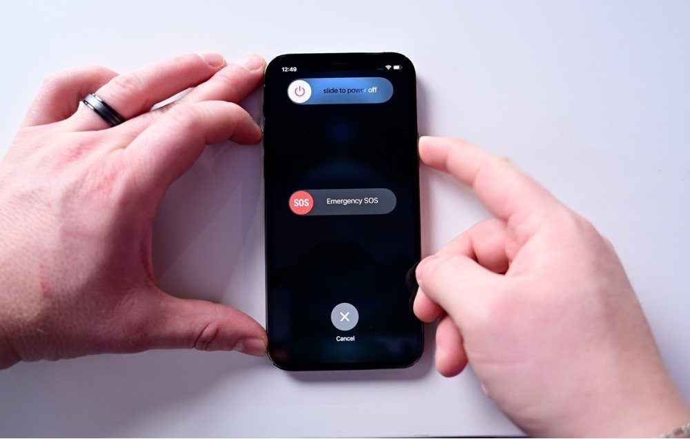 iPhone vychytávky, vypnutie telefónu