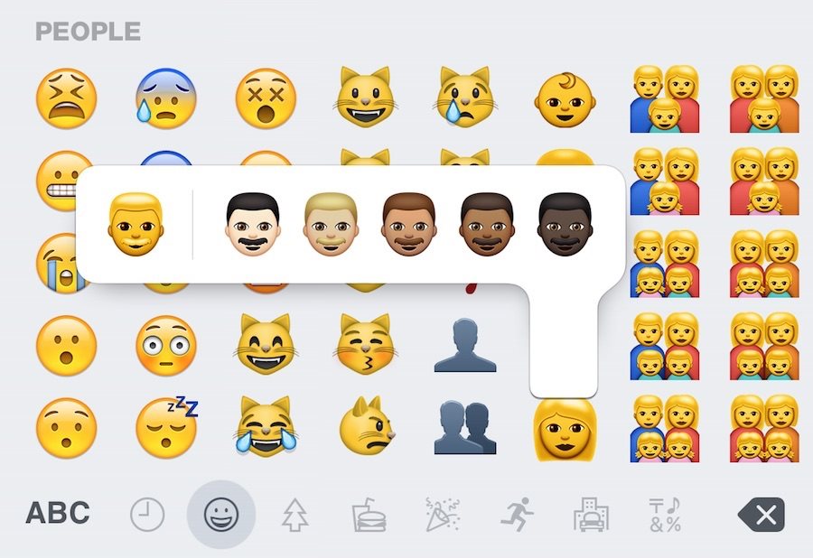 iPhone vychytávky, zmena vzhľadu emotikonu