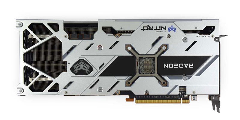 Sapphire NITRO+ RX 6700 XT 12G; zadná strana