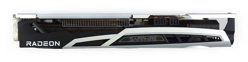 Sapphire NITRO+ RX 6700 XT 12G; horná strana