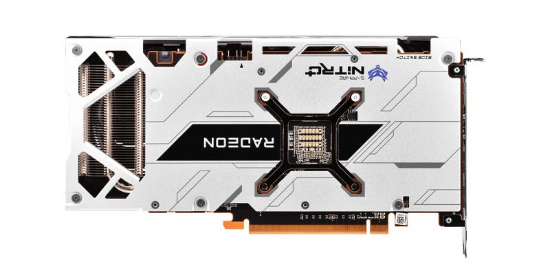 Sapphire NITRO+ RX 6600 XT 8G; zadná strana