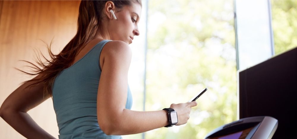 Mobil a šport, fitness a telefón