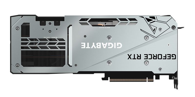 Gigabyte RTX 3070 Ti GAMING OC 8G; zadná strana