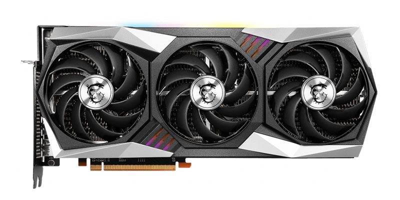 MSI RX 6900 XT Gaming X TRIO 16G; čelná strana