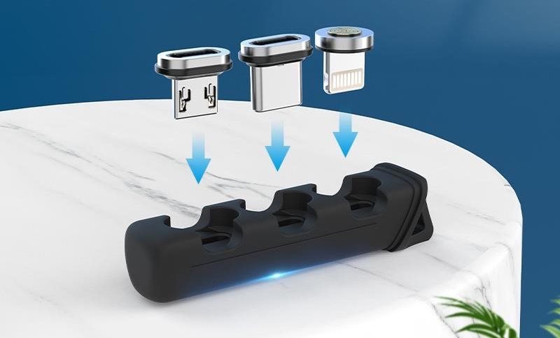 Magnetické káble, organizér koncoviek