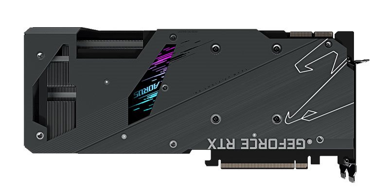 Gigabyte AORUS RTX 3090 XTREME 24G; zadná strana