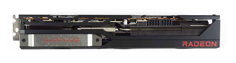 Sapphire PULSE RX 6800 16G; horná strana