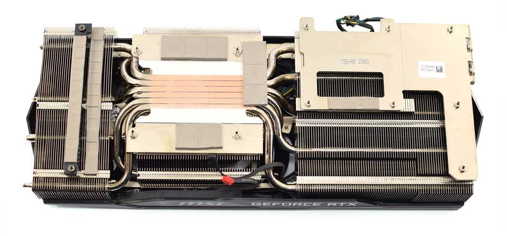 MSI RTX 3070 Gaming TRIO Plus 8G; systém chladenia