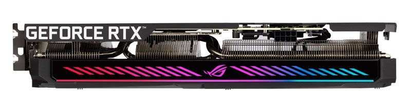 Asus STRIX RTX 3050 O8G Gaming; horná strana