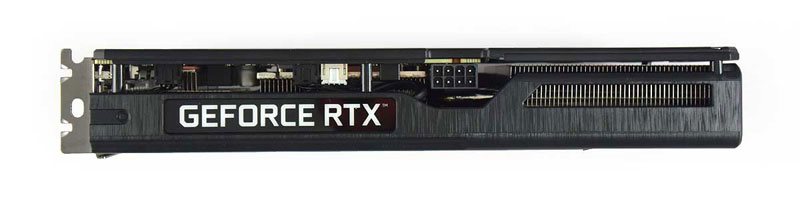 Gainward RTX 3050 GHOST OC 8G; horná strana