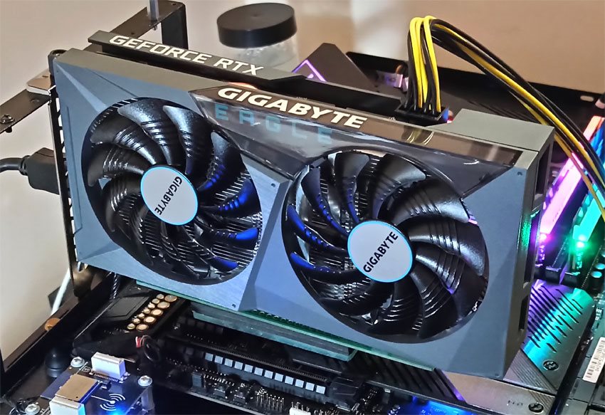 Gigabyte RTX 3050 EAGLE 8G v testoch