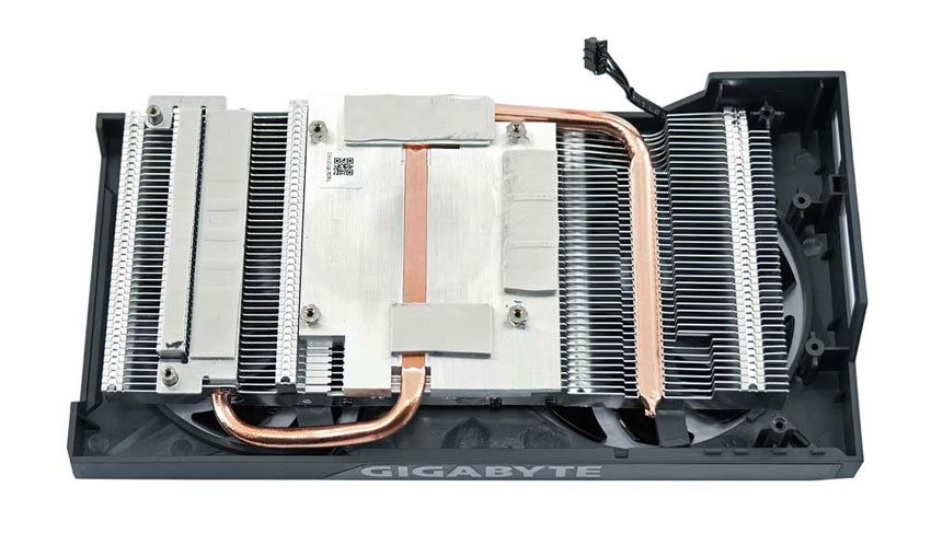 Gigabyte RTX 3050 EAGLE 8G; systém chladenia