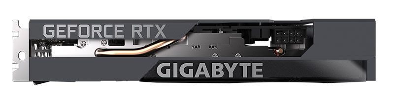 Gigabyte RTX 3050 EAGLE 8G; horná strana