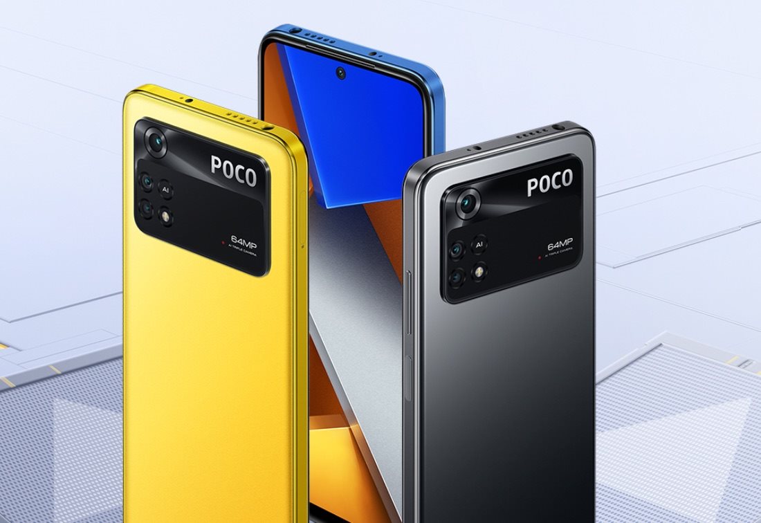 POCO M4 Pro, modrý variant