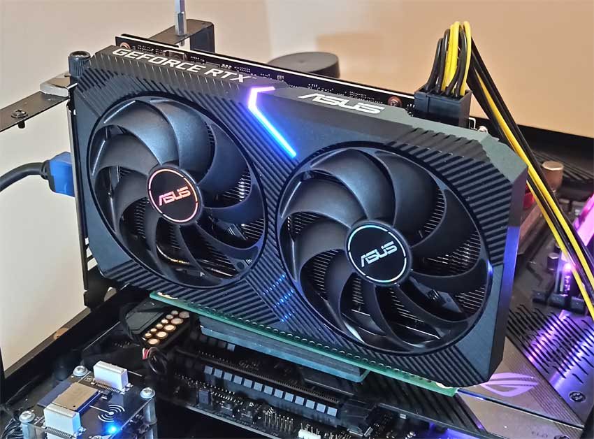 Asus DUAL RTX 3050 O8G v testoch