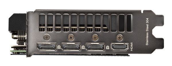 Asus DUAL RTX 3050 O8G; obrazové výstupy