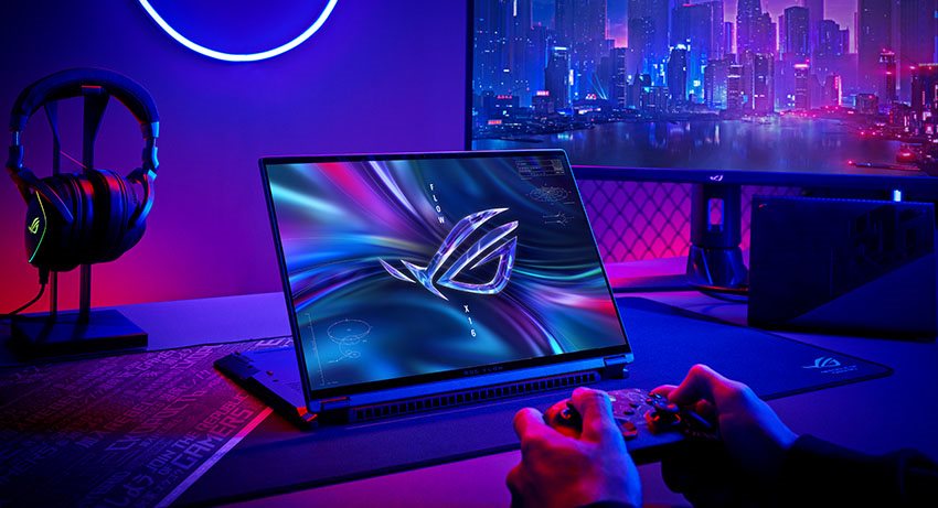 ASUS ROG Flow X16 hranie na gamepade
