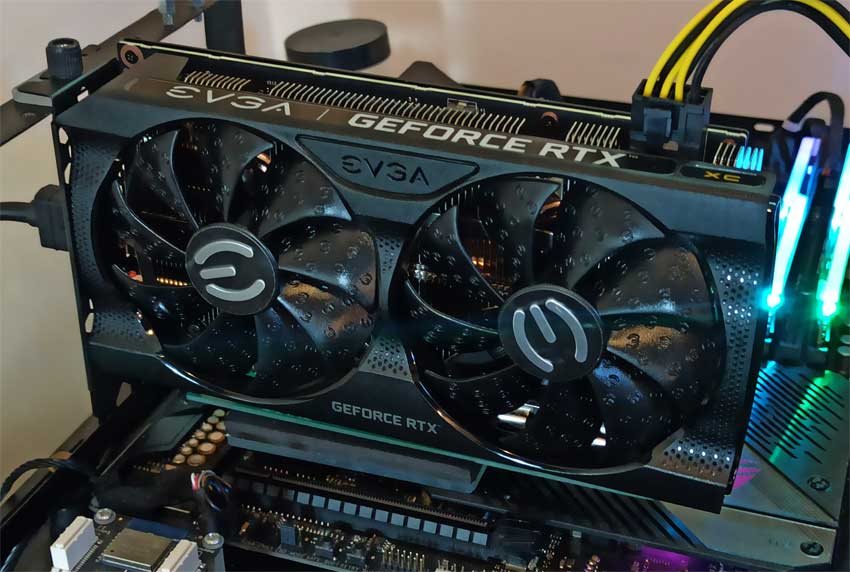 EVGA RTX 3050 XC GAMING 8G v testoch