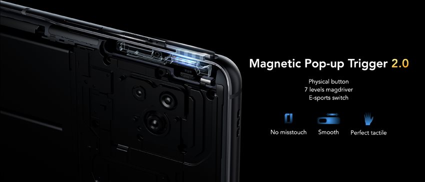 Black Shark 5 Pro snímanie tlaku