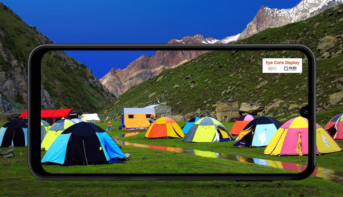 Samsung Galaxy A24, AMOLED displej