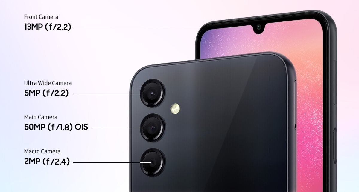 Samsung Galaxy A24, foto zostava