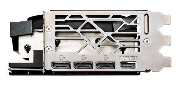 MSI RTX 4070 Ti GAMING X TRIO 12G; obrazové výstupy 