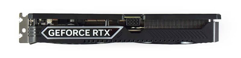 Gainward RTX 4060 Ti GHOST OC 8G; horná strana 