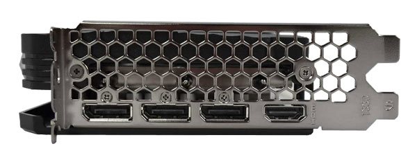 Gainward RTX 4060 Ti GHOST OC 8G; obrazové výstupy 