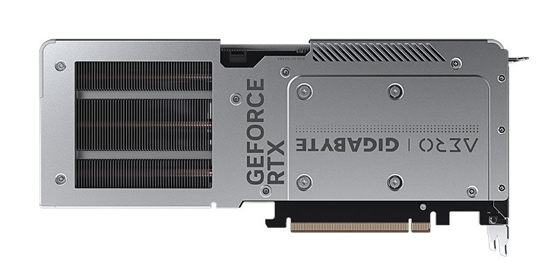 Gigabyte RTX 4060 Ti AERO OC 8G; zadná strana
