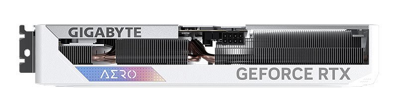 Gigabyte RTX 4060 Ti AERO OC 8G; horná strana 