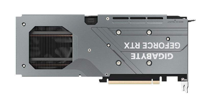 Gigabyte RTX 4060 GAMING OC 8G; zadná strana