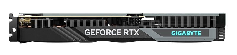 Gigabyte RTX 4060 GAMING OC 8G; horná strana 