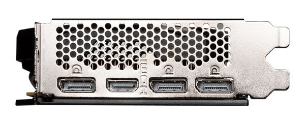 MSI RTX 4060 VENTUS 2X BLACK 8G OC; obrazové výstupy 