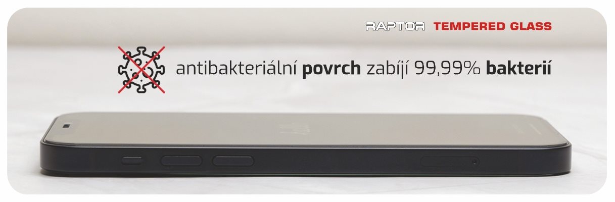 Swissten Raptor, antibakteriálny povrch