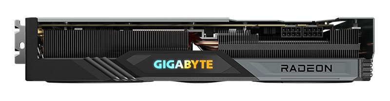 Gigabyte RX 7800 XT GAMING OC 16G; horná strana