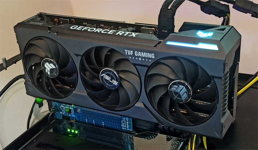 Asus TUF RTX 4070 SUPER O12G Gaming v testoch