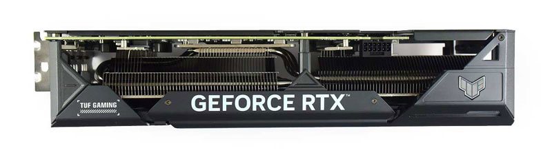 Asus TUF RTX 4070 SUPER O12G Gaming; horná strana 