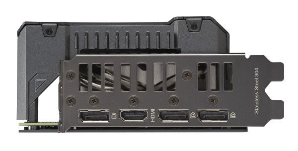 Asus TUF RTX 4070 SUPER O12G Gaming; obrazové výstupy 
