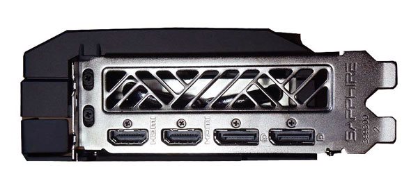 Sapphire PULSE RX 7900 GRE 16G; obrazové výstupy