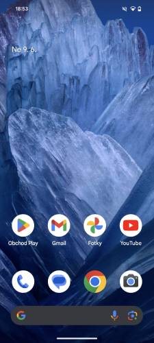 Google Pixel 8a, recenzia, systém, homescreen