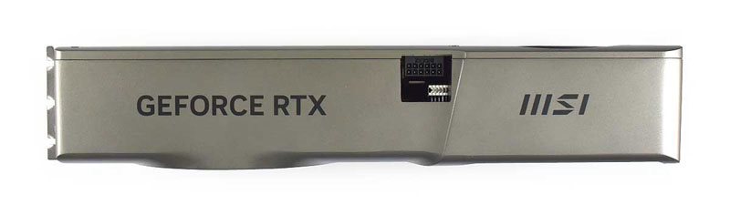 MSI RTX 4070 Ti SUPER 16G EXPERT; horná strana 