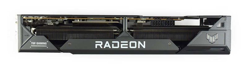Asus TUF RX 7900 GRE O16G Gaming; horná strana 