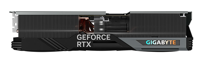 Gigabyte RTX 4080 SUPER GAMING OC 16G; horná strana 